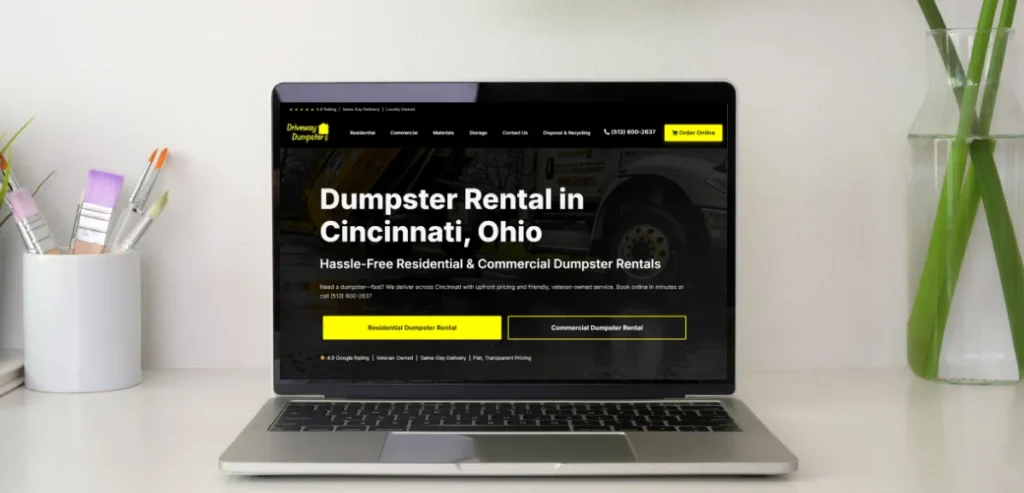 Driveway Dumpsters Case Study: 478% More Organic Clicks