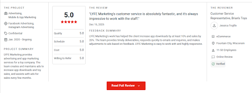 LYFE Marketing Review