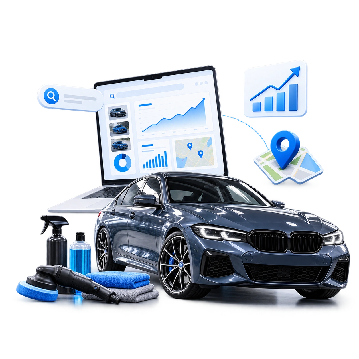 SEO for Car Detailers Banner