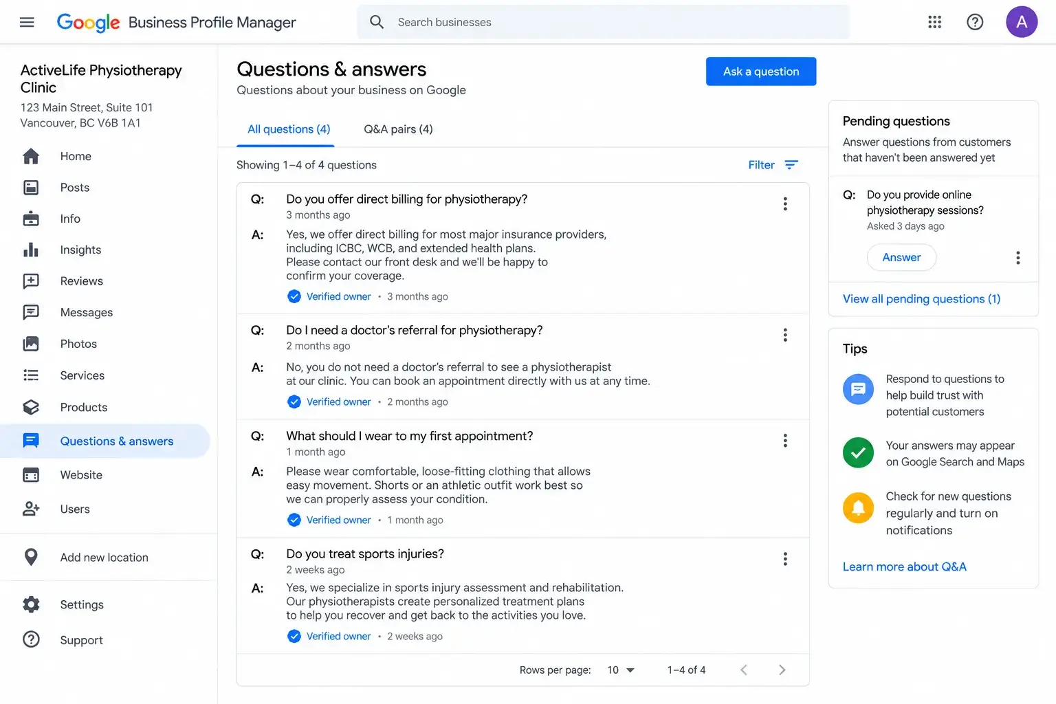 Q&A Section